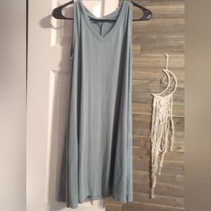 Blue tank dress